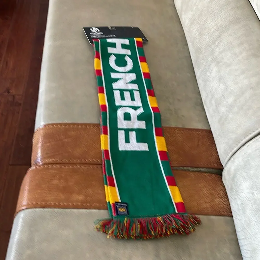 French Guiana Copa America Centenario Scarf USA 2016  Soccer Collectibles Green